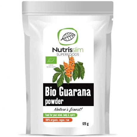 Pudra de guarana organica 125 g - Nutrisslim Superfoods